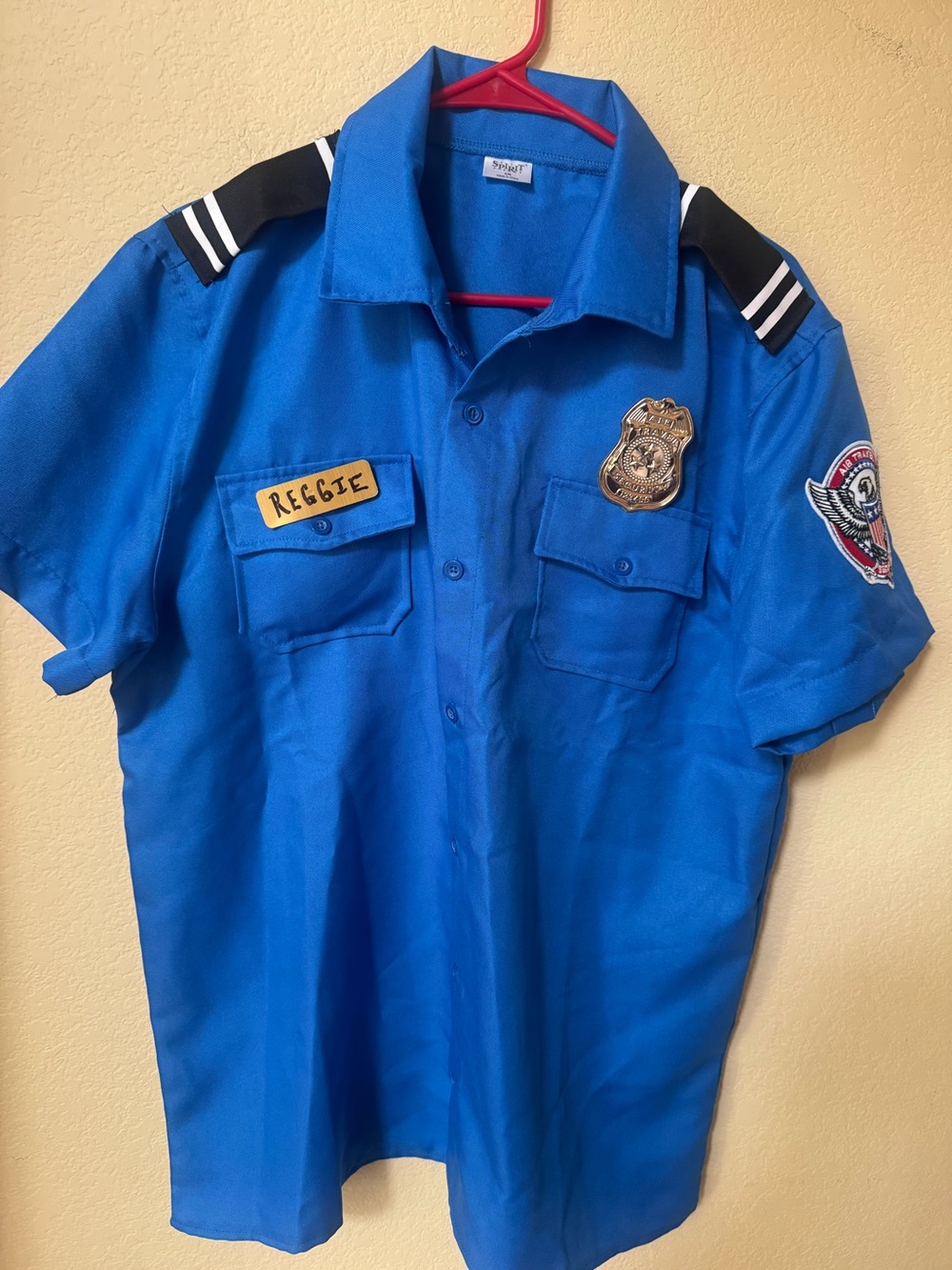 Spirit Halloween Adult Airport Security Halloween Costume Size S/M